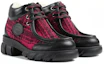 Lookbook (PS) Gucci Sepatu Boot Pendek 'Hitam Merah' 762668-FACL2-8442