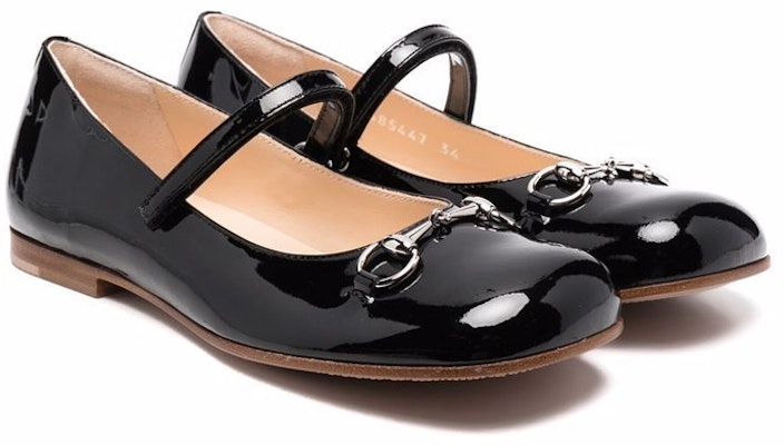 (PS) Gucci Ballerina Flats 'Detail Emas Hitam' 685447-ALU00-1000 Lookbook (PS) Gucci Ballerina Flats 'Detail Emas Hitam' 685447-ALU00-1000