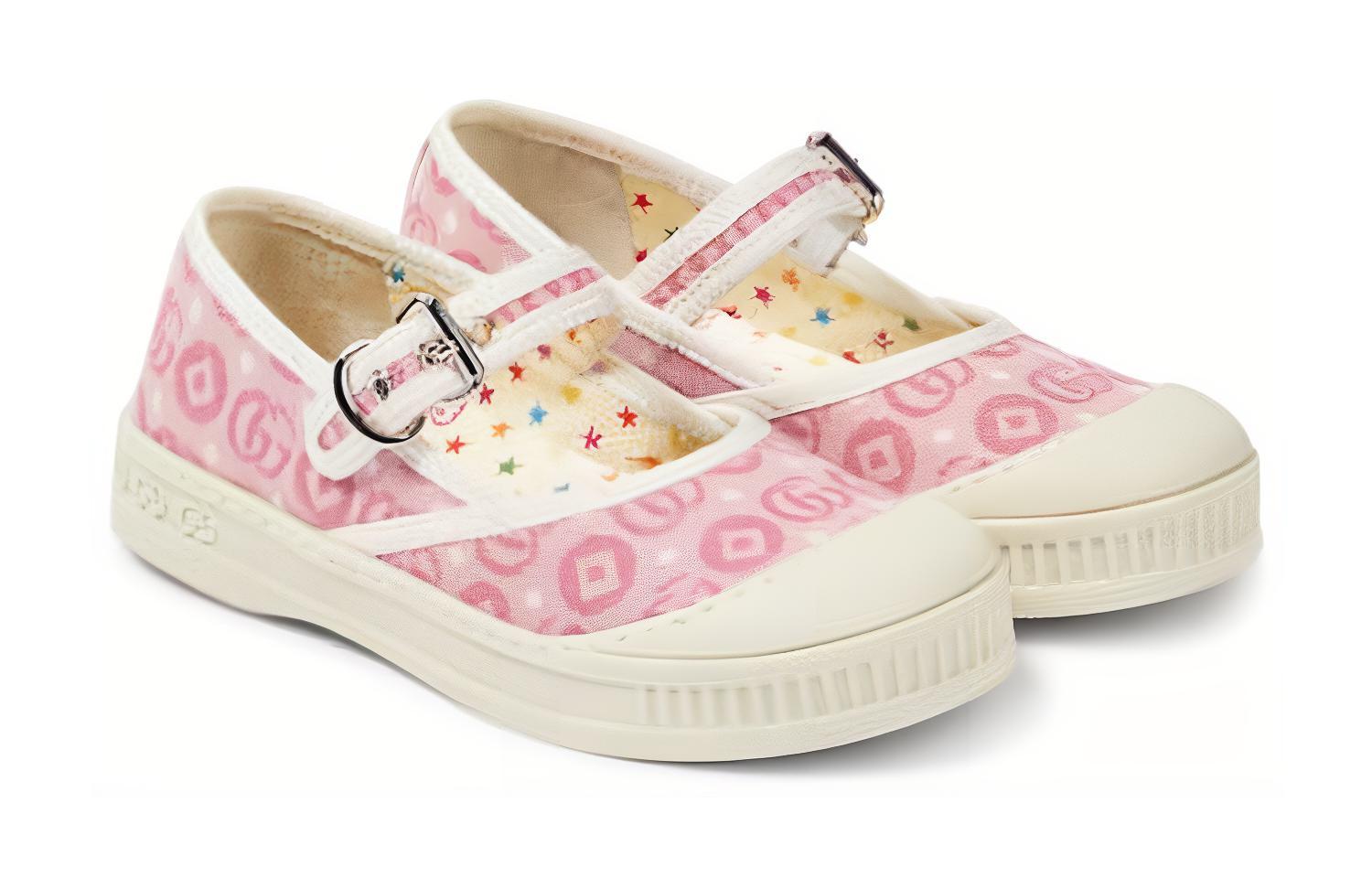 Lookbook (Preschool) Gucci Ballet 'Double G Pink' 681374-U4G20-6848
