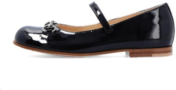 (PS) Gucci 黑色漆皮马衔扣芭蕾平底鞋 682225-ALU00-1000 Buy (PS) Gucci 黑色漆皮马衔扣芭蕾平底鞋 682225-ALU00-1000