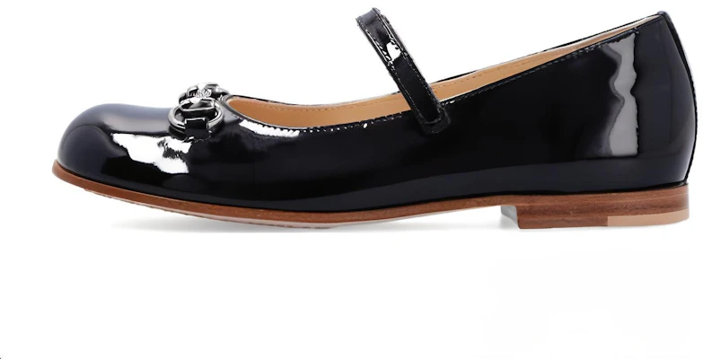 (Preschool) Gucci Ballet Flat 'Black Patent Horsebit' 682225-ALU00-1000 Buy (Preschool) Gucci Ballet Flat 'Black Patent Horsebit' 682225-ALU00-1000