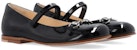 (PS) Gucci Ballet Flat 'Hitam Patent Horsebit' 682225-ALU00-1000