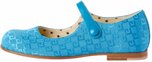 (Preschool) Gucci Ballet Flats 'Blue Buckle' 714523-FAARR-4342 (Preschool) Gucci Ballet Flats 'Blue Buckle' 714523-FAARR-4342