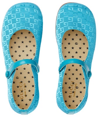 (Preschool) Gucci Ballet Flats 'Blue Buckle' 714523-FAARR-4342 Lookbook (Preschool) Gucci Ballet Flats 'Blue Buckle' 714523-FAARR-4342