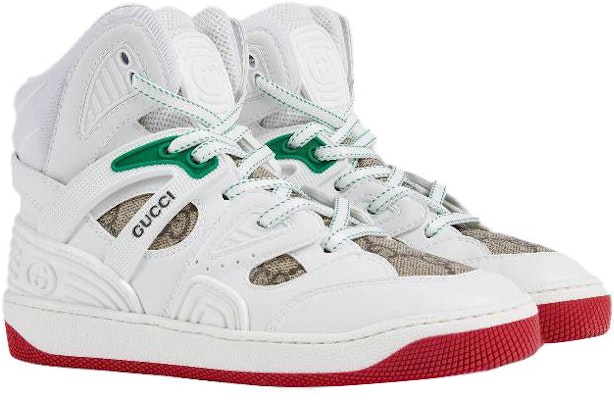 (PS) Gucci Basket High 'Blanco Marrón' 681359-2SHG0-9076 Lookbook (PS) Gucci Basket High 'Blanco Marrón' 681359-2SHG0-9076