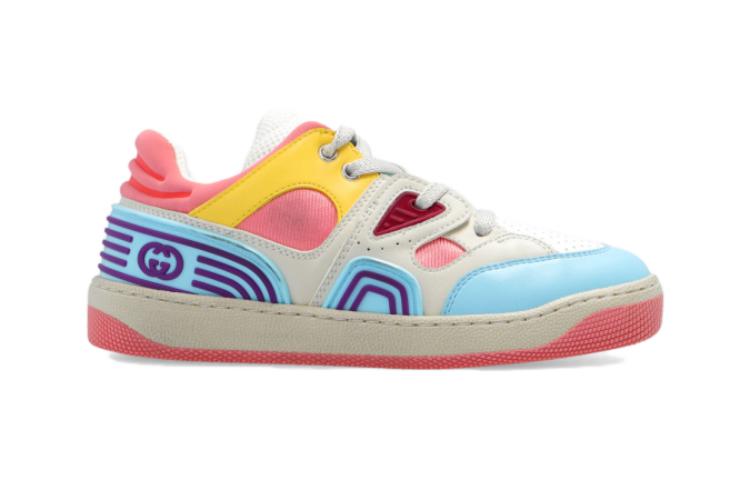 Order (PS) Gucci Basket Sneaker 'Putih Demetra' 702920-2SHW0-4870