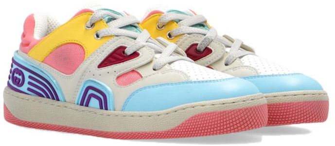 (PS) Gucci Basket Sneaker 'Putih Demetra' 702920-2SHW0-4870 Lookbook (PS) Gucci Basket Sneaker 'Putih Demetra' 702920-2SHW0-4870