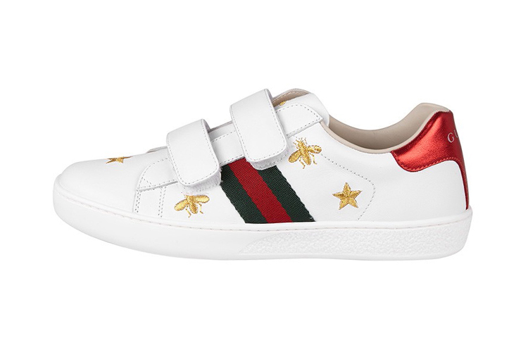 Buy (PS) Zapatillas Gucci Ace 'Blancas' Bordadas con Abeja y Estrella. 504499-0II40-9064