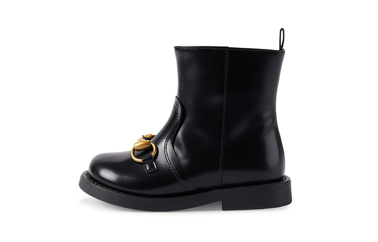 (Preschool) Gucci Boot 'Black Fashion Slip-On' 702893-U3D00-1000