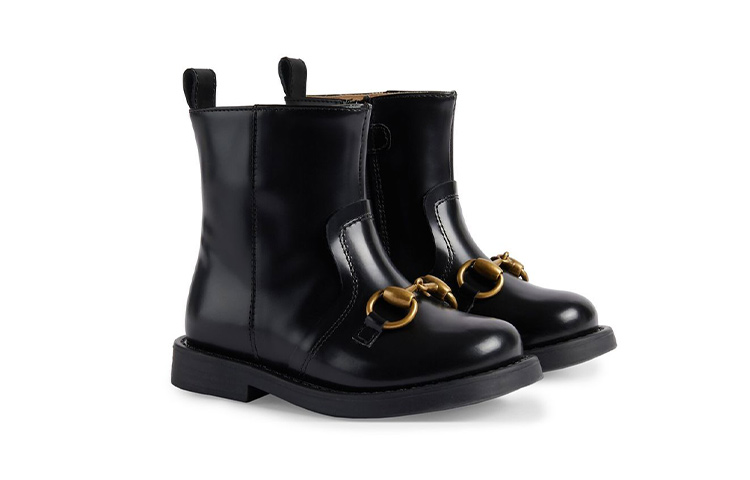 Order 童趣 GUCCI古馳 時尚套裝 低筒兒童靴子 黑色