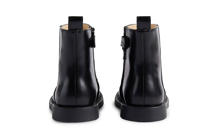 Shop 童趣 GUCCI古馳 時尚套裝 低筒兒童靴子 黑色