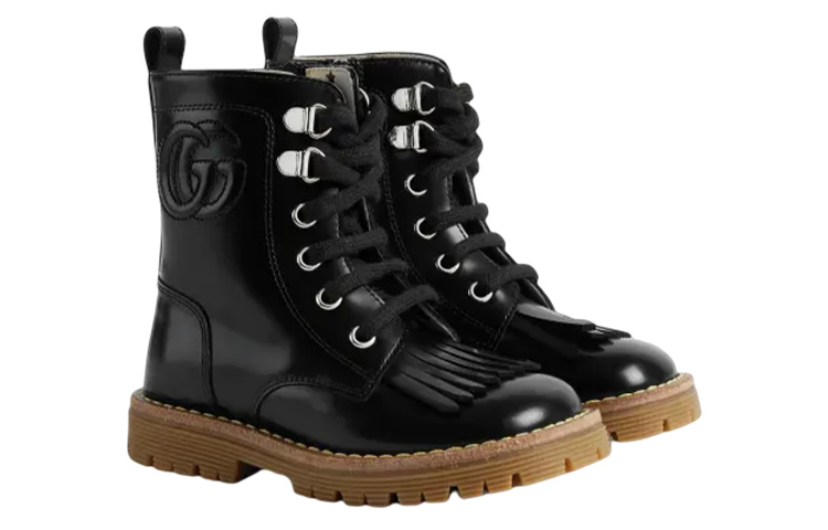 Order (PS) Gucci Boot 'Tali Fesyen Hitam Rendah' 702930-U3D00-1000
