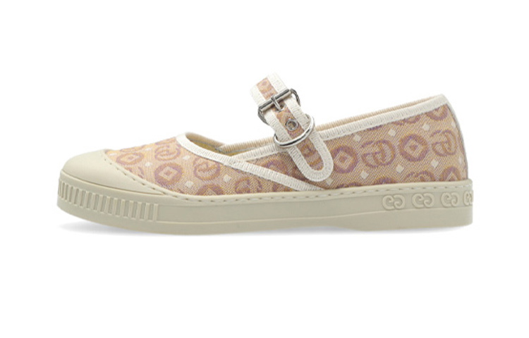 (Preschool) Gucci Buckle Fashion Flats 'Pink' 681374-U4G20-9570