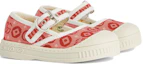 Order (Preschool) Gucci Canvas 'Red White Double G Buckle' 681373-U4G20-8566