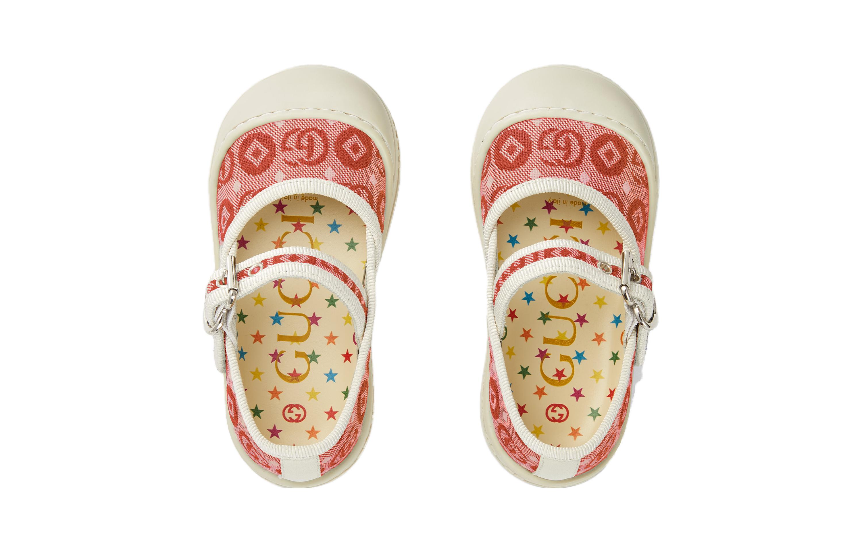 Shop (Preschool) Gucci Canvas 'Red White Double G Buckle' 681373-U4G20-8566