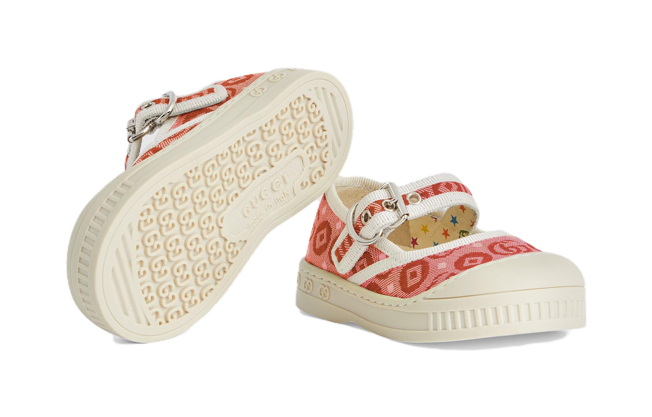 Purchase (Preschool) Gucci Canvas 'Red White Double G Buckle' 681373-U4G20-8566