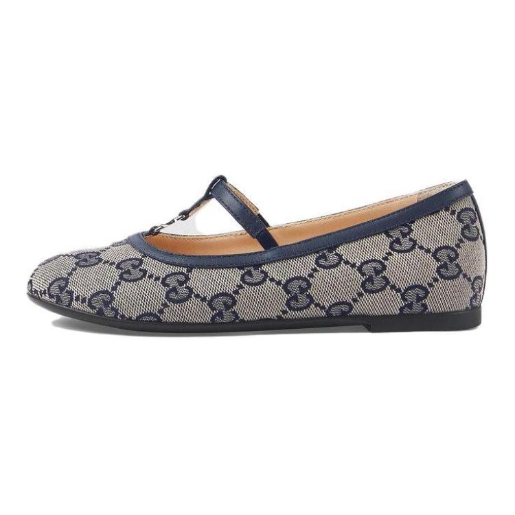 (Preschool) Gucci Canvas Double G 'Blue' 750609-FACYJ-4057
