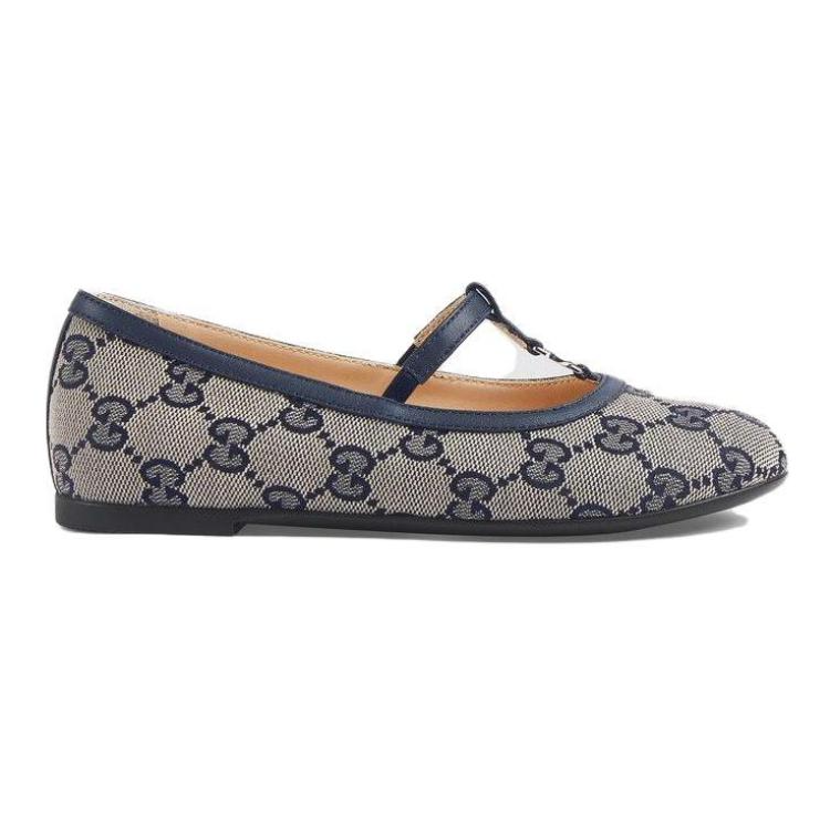 Order (Preschool) Gucci Canvas Double G 'Blue' 750609-FACYJ-4057