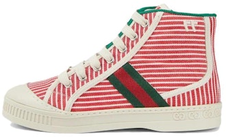 (Preschool) Gucci Canvas High-Top 'Comfort Casual Red' 750709-FAB5S-6452 (Preschool) Gucci Canvas High-Top 'Comfort Casual Red' 750709-FAB5S-6452