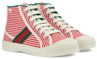 Order 兒童 GUCCI古馳 帆布 舒適休閒 中筒 兒童板鞋 紅色