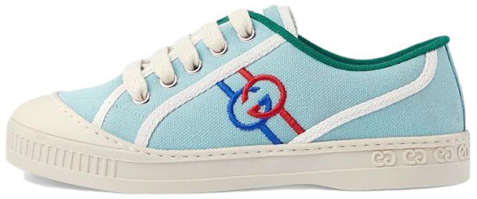 (Preschool) Gucci Canvas Low Top 'Blue Comfort' 725052-FABAT-4746 Buy (Preschool) Gucci Canvas Low Top 'Blue Comfort' 725052-FABAT-4746