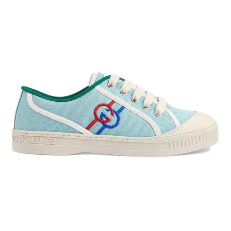 Order (Preschool) Gucci Canvas Low Top 'Blue Comfort' 725052-FABAT-4746
