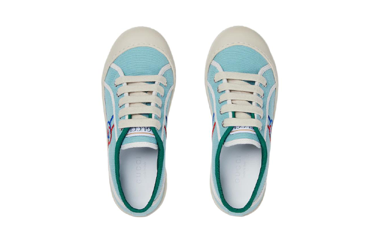 Purchase (Preschool) Gucci Canvas Low Top 'Blue Comfort' 725052-FABAT-4746