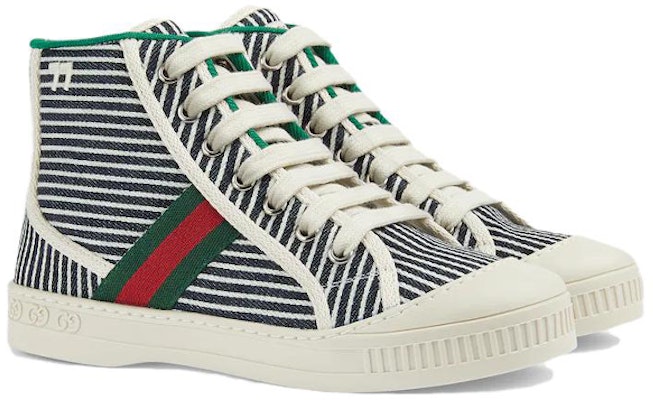 (PS) 구찌 블루 캔버스 미드탑 스니커즈 750709-FAB5A-4048 Lookbook (PS) 구찌 블루 캔버스 미드탑 스니커즈 750709-FAB5A-4048