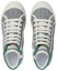 Shop (Preschool) Gucci Canvas Mid-Top Sneaker 'Blue' 750709-FAB5A-4048