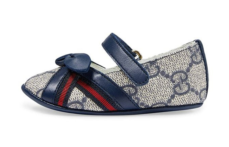 (Preschool) Gucci Canvas Slip-On 'Blue' 647024-2OQ30-4082