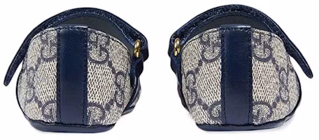 Shop 兒童 GUCCI古馳 帆布 一脫即穿 時尚 輕便 兒童休閒鞋 藍色