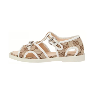 (PS) Gucci Canvas Toe-Open Sandal 'Beige'