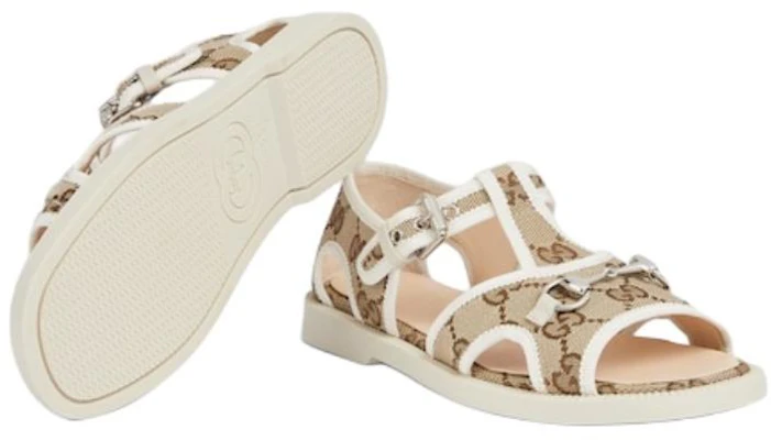 (Preschool) Gucci Canvas Toe-Open Sandal 'Beige' 772395-HAAFE-1942 Purchase (Preschool) Gucci Canvas Toe-Open Sandal 'Beige' 772395-HAAFE-1942