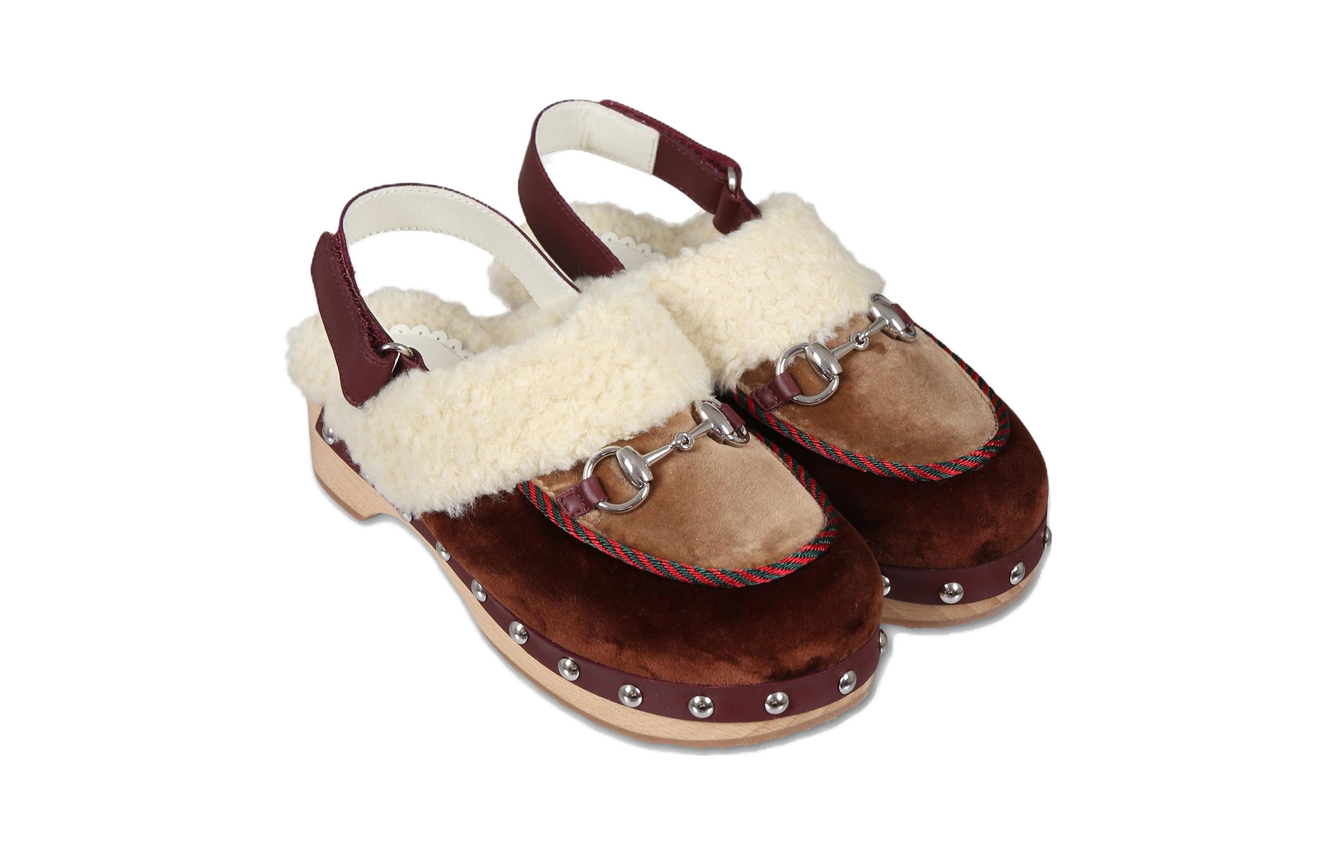 Lookbook (PS) Gucci 棕色耐用舒适休闲棉鞋 749199-FAB41-2549