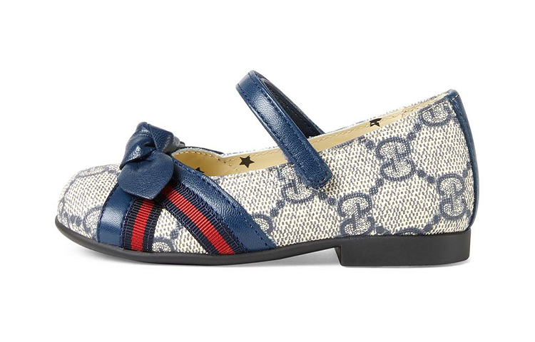 (Preschool) Gucci Casual Slip-On 'Blue Cream' 649033-2OQ40-4082