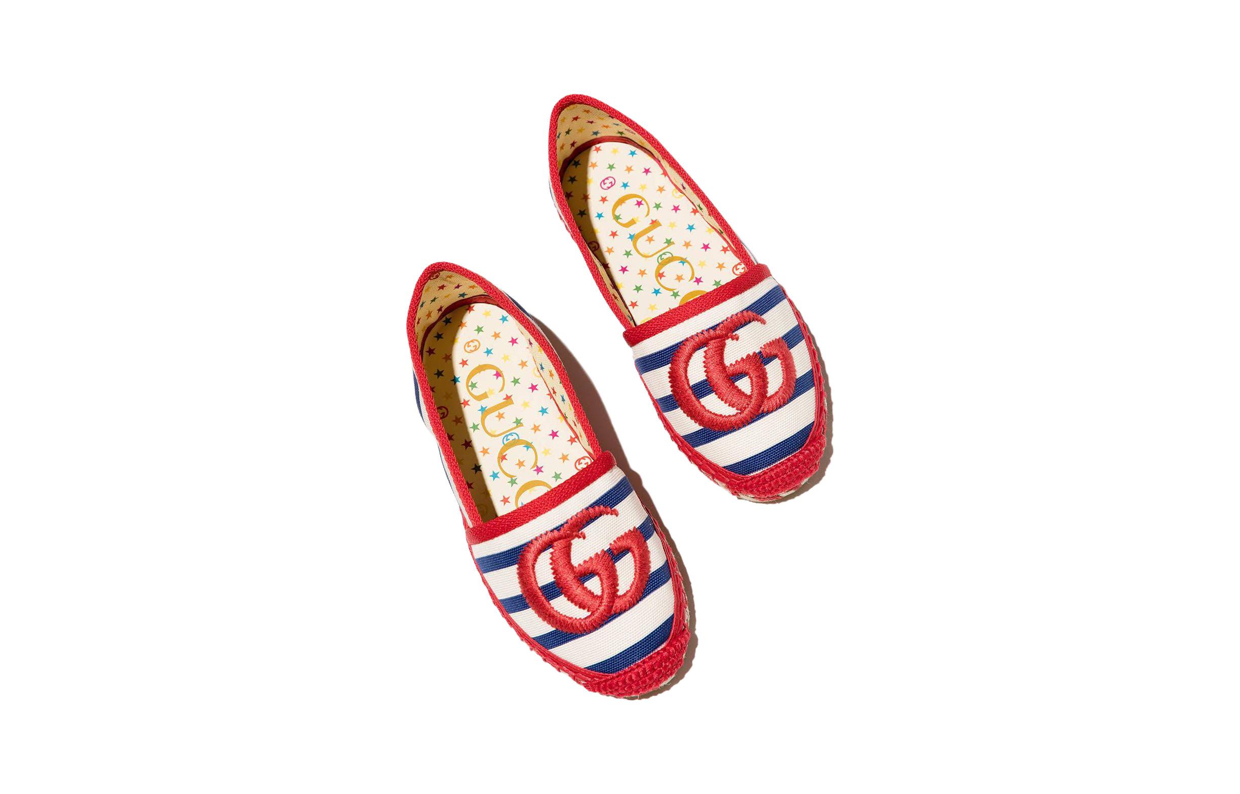 (PS) Gucci Casual Sneakers 'White Blue Red' 圖 4