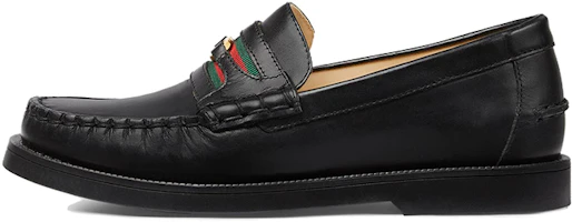 (Preschool) Gucci Children's Leather Slip-On Low 'Black' 749242-AACDO-1084 (Preschool) Gucci Children's Leather Slip-On Low 'Black' 749242-AACDO-1084