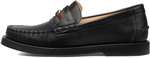 (Preschool) Gucci Children's Leather Slip-On Low 'Black' 749242-AACDO-1084 (Preschool) Gucci Children's Leather Slip-On Low 'Black' 749242-AACDO-1084