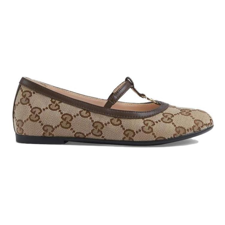 (Preschool) Gucci Double G Canvas 'Brown' 750609-FACYJ-9754