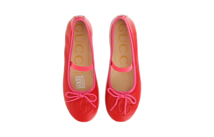 Lookbook (PS) 구찌 레드 라운드토 플랫 슈즈 (Gucci Red Round-toe Flat Shoes) 7029071-D7A0-6561