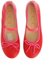 童鞋 GUCCI古馳 時尚圓頭平底 童鞋 休閒鞋 紅色 Lookbook 童鞋 GUCCI古馳 時尚圓頭平底 童鞋 休閒鞋 紅色