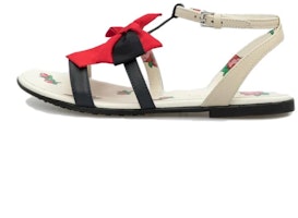 (Preschool) Gucci Flat Buckle Sandal 'Black Red' 553070-0IIV0-4084 (Preschool) Gucci Flat Buckle Sandal 'Black Red' 553070-0IIV0-4084