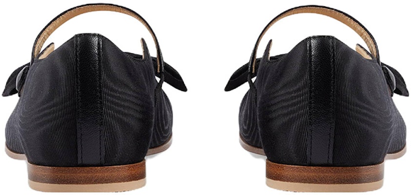 (Preschool) Gucci Flat Shoes 'Black Bow' 728346-FABD3-1049 Shop (Preschool) Gucci Flat Shoes 'Black Bow' 728346-FABD3-1049