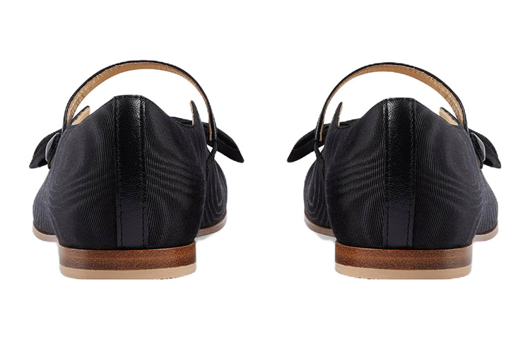 Shop (PS) Kasut Rata Gucci 'Reben Hitam' 728346-FABD3-1049