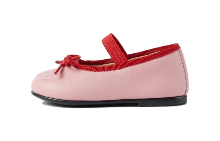 (Preschool) Gucci GG Embroidery Low-Top Flat 'Pink' 702906-1D7A0-5860