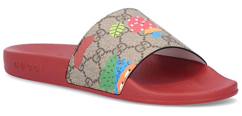 (Preschool) Gucci GG Print Slide 'Mushroom Pattern Red' 508809-22T00-8462 Order (Preschool) Gucci GG Print Slide 'Mushroom Pattern Red' 508809-22T00-8462