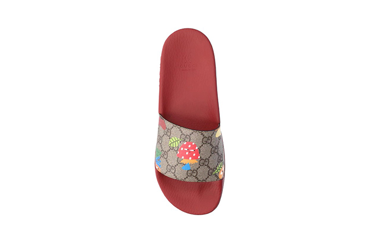 Shop (PS) Gucci GG Print Slide ''Paddenstoel Patroon Rood'' 508809-22T00-8462