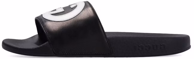 (Youth) Gucci Slide 'Interlocking G - Black White' 662215-0R0F0-1071 (Youth) Gucci Slide 'Interlocking G - Black White' 662215-0R0F0-1071