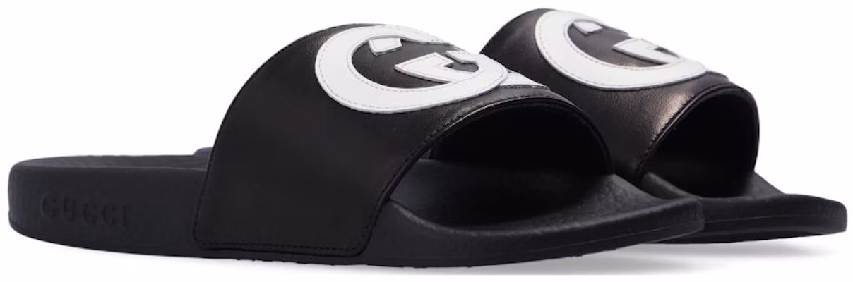 (Youth) Gucci Slide 'Interlocking G - Black White' 662215-0R0F0-1071 Lookbook (Youth) Gucci Slide 'Interlocking G - Black White' 662215-0R0F0-1071