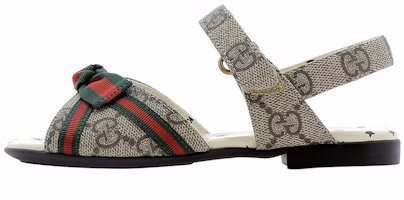(Preschool) Gucci GG Supreme Canvas Sandal 'Beige Green' 647051-2OQ20-9766 (Preschool) Gucci GG Supreme Canvas Sandal 'Beige Green' 647051-2OQ20-9766